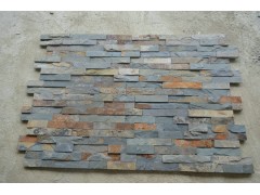 天然锈色板岩文化石-外墙装饰石材 1