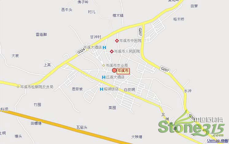 岑溪市地图