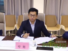 麻城市组织部部长叶旭来石材产业园调研