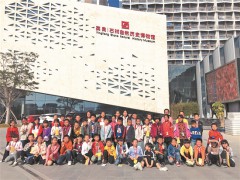 南安市第三实验小学参观石材博物馆