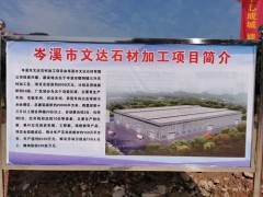 岑溪市糯垌镇石材加工项目开工仪式