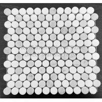 卡拉拉白 23MM圆形 马赛克