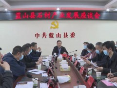 蓝山县召开石材产业发展座谈会